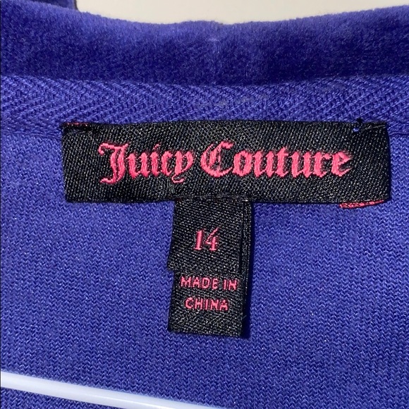 juicy couture zip sweater - Picture 3 of 4
